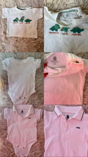 Bodies de bebe 3 meses da Baby Club