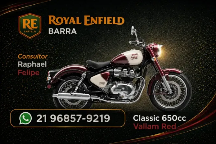 CLASSIC 650CC 2026/2027 !!!0KM!!! RAPHAEL FELIPE 2 1 9 6 8 5 7 9 2 1 9