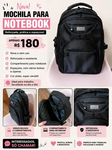 Mochila para notebook