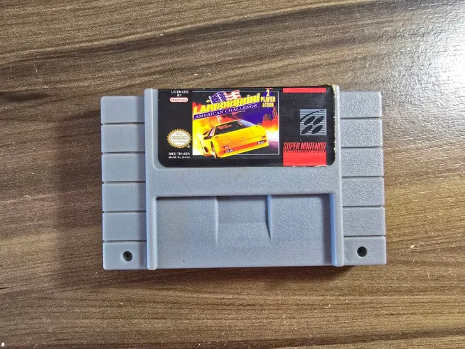 Jogo Lamborghini American Challenge SNES Super Nintendo Cartucho
