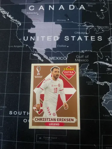 Figurinha Christian Erikssen Legend Bronze Copa do mundo 2022