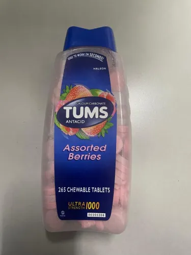 Tums Ultra Strength 1000 Antiácido Assorted Berries 265 uni
