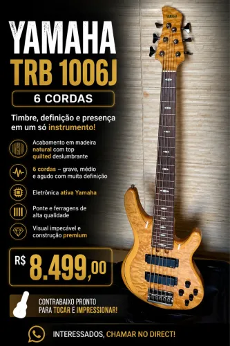 BAIXO YAMAHA TRB 1006J