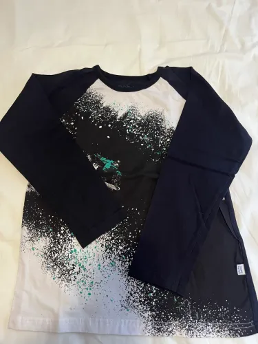Camiseta manga longa 100% algodão