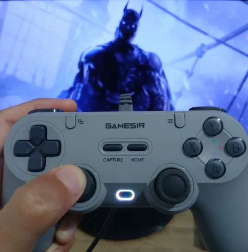  Controle GameSir Tegenaria T3 Lite Cinza | Hall Effect Anti Drift | PC/Switch/Android 