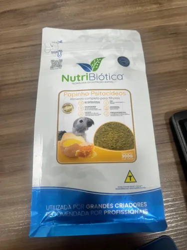 Papinha psitacideos lacrada