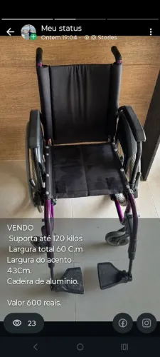 VENDO CADEIRA DE RODAS