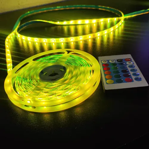 Fita LED RGB 5 Metros com Fita Dupla Face - Iluminação Decorativa