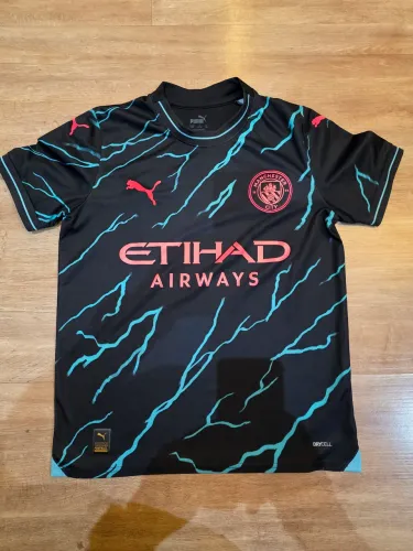 Camisa semifinal nova Manchester City (Infantil)
