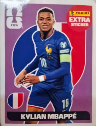 Figurinha legend Kylian Mbappé bordô