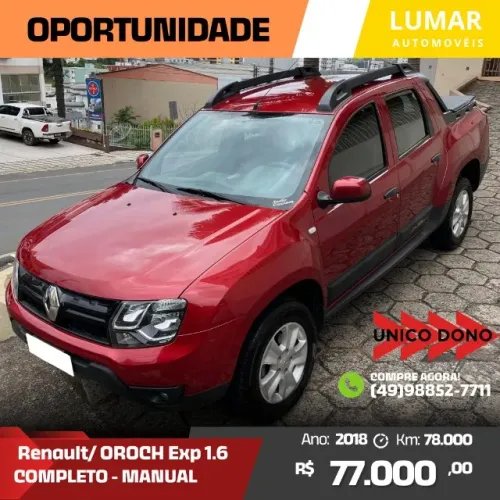 Renault Duster Oroch Exp. 1.6 Hi-flex 16V Mec. 2018