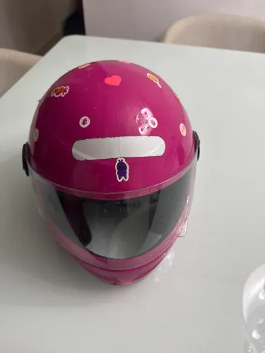Capacete infantil rosa