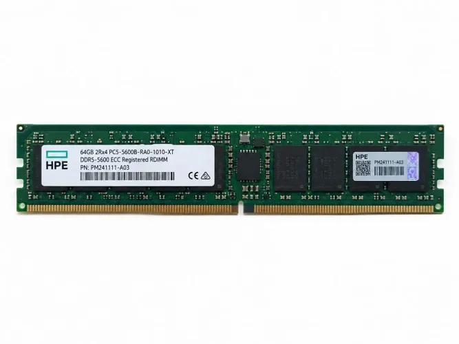 Memória Ram Hpe 64gb Ddr5 5600 Mt/s Ecc Registered Rdimm 2rx