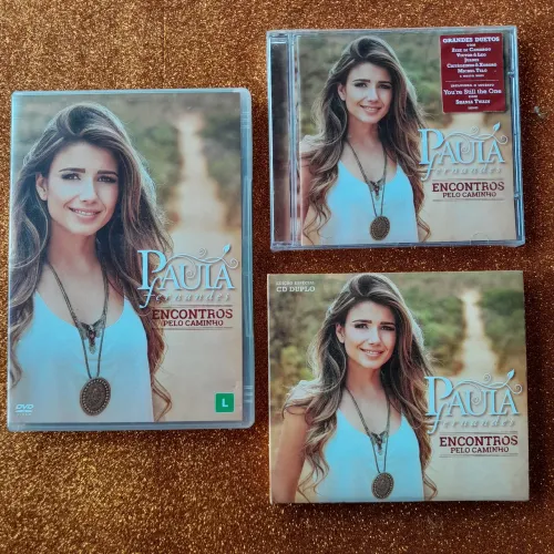 CD DVD e Edição Especial CD Duplo Paula Fernandes Encontros Pelo Caminho 
