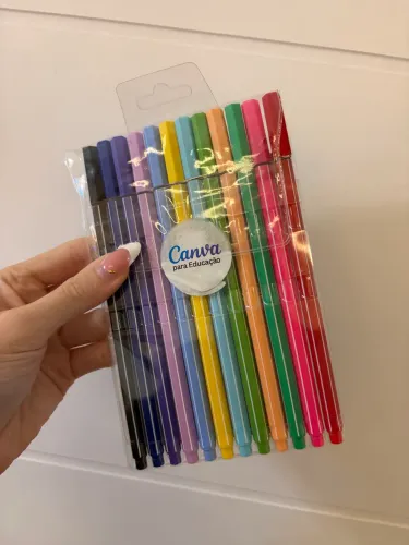 KIT CANETAS DE PONTA FINA | NOVO