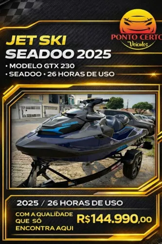 Jetski Seadoo 2025 GTX 230 C/ Carretinha