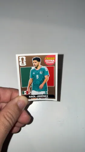 Figurinha EXTRA LEGEND BRONZE Copa 2026 - Raul Jimenez