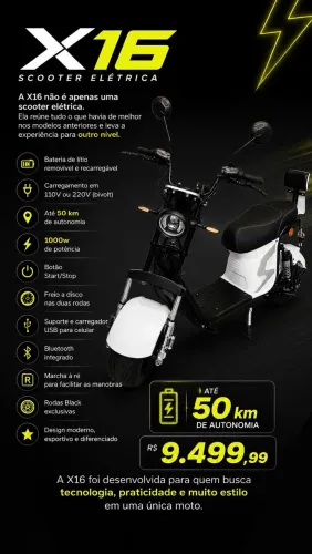 Scooter Elétrica X16