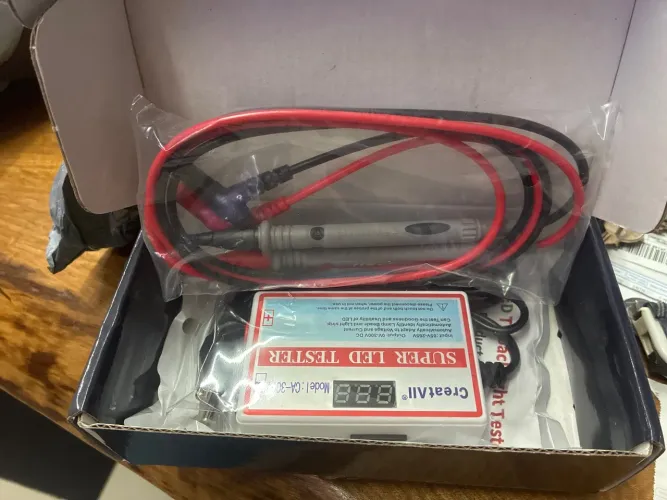 Testador barra de leds de TV