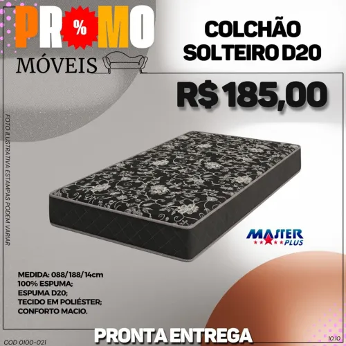 COLCHÃO SOLTEIRO D20 14 CM