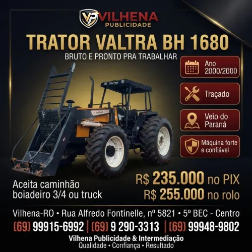 Trator valtra BH 1680