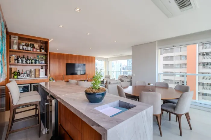 Apartamento para venda em Vila Olímpia com 3 quartos, sendo 2 suítes, 155m²