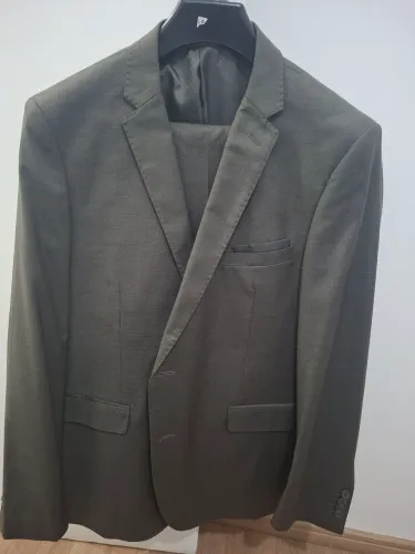 Costume Masc.Buckman Slim - Tamanho 54 (Calça 48) -  Cinza taupe escuro/ Cinza amarronzado