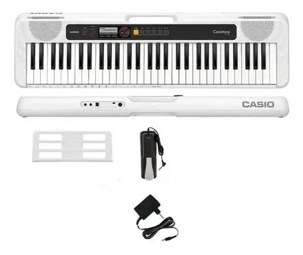 Teclado Casio Ct-s200 We Casiotone Branco CT S200 + Pedal sustain Thida (Novo na caixa)