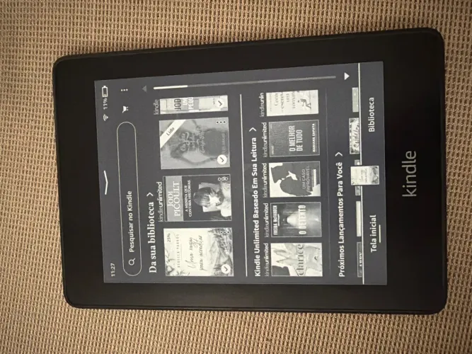 Kindle Paperwhite 8GB 10ª Geração (2018) À Prova D'água + 2 Capas + Carregador