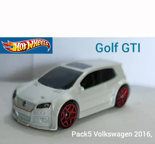 Golf GTi exclusivo Pack5 Volkswagen Hot Wheels
