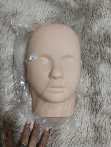Cabeça de silicone de treino 