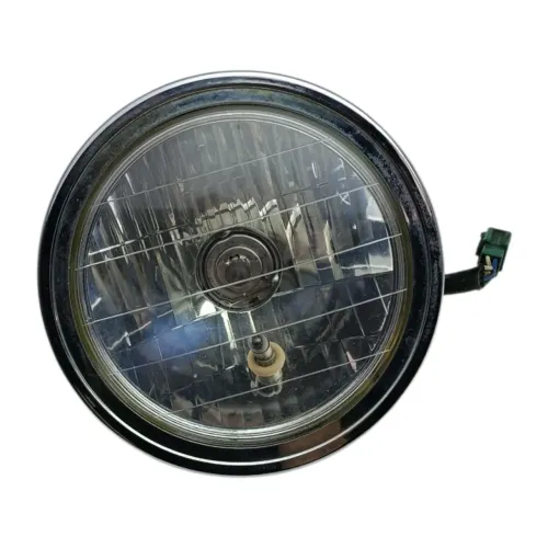 Bloco Óptico Do Farol Com Moldura Suzuki Yes 125 2005 A 2012