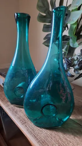 Par de vasos de murano