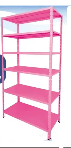 Estante aço Rosa com 6 prateleiras