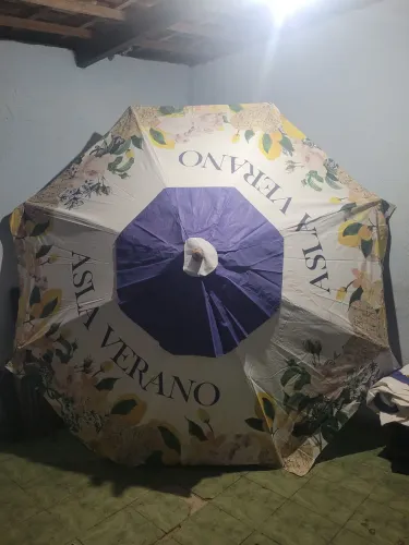 GUARDA SOL DE MADEIRA MAÇARANDUBA 3 METROS