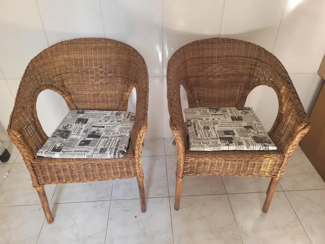 Par de poltronas para jardim