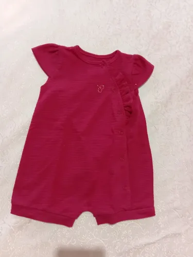 Macacão bebê menina pink tam M