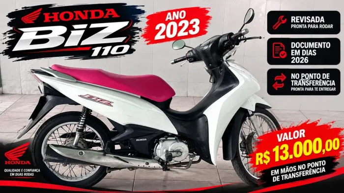 Moto Biz R$13.000