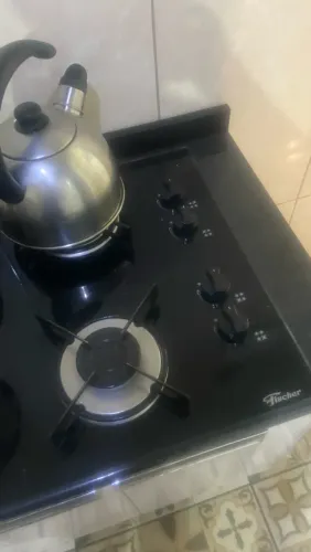 Cooktop 4 Bocas + Balcão Armário de Cozinha