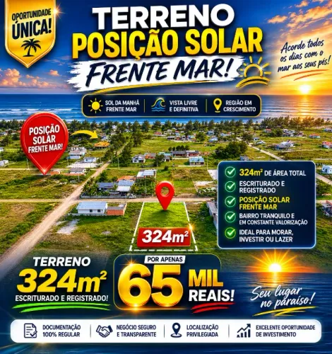 TERRENO BARATO A VENDA EM BALNEARIO ARROIO DO SILVA SC