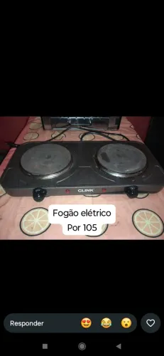 Fogão elétrico duas bocas