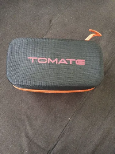 Case estojo tomate organizaodr 24cm comprimento com 13 altura preto com laranja novo.