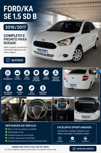 Ford KA+ Sedan 1.5 16V Flex 4P 2017