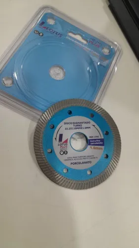 DISCO DIAMANTADO TURBO 1.0 MM EXTRA FINO PORCELANATO