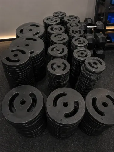 Anilhas musculação para academia box/studio/treino em casa