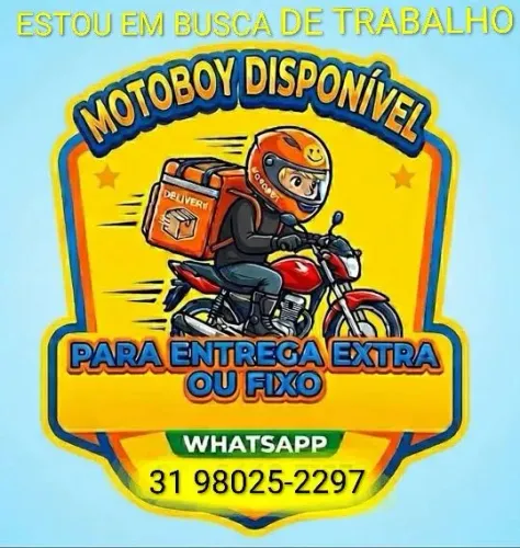 Motoboy disponível 