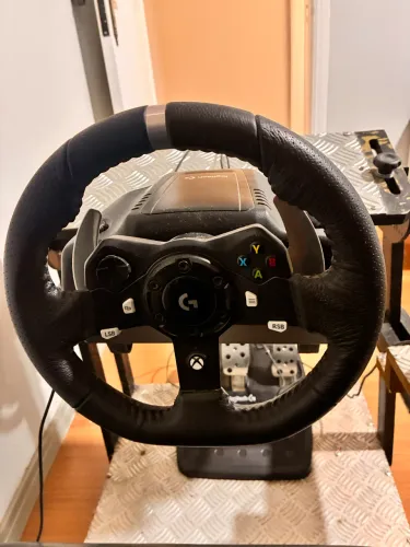 Simulador Corrida Xbox One com volante G920 + câmbio + jogos