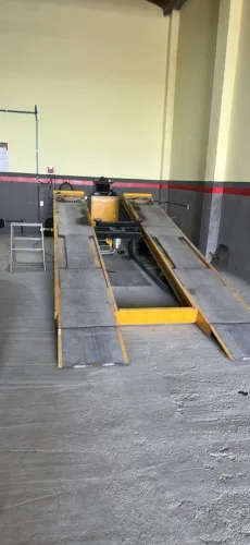 Rampa de alinhar e equipamentos