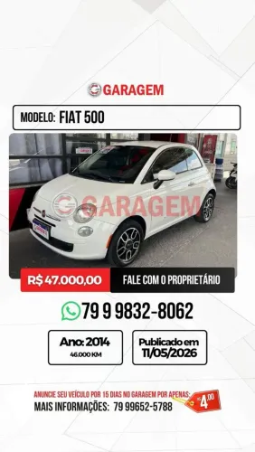 Fiat 500 Cult 1.4 Flex 8V EVO Dualogic 2014
