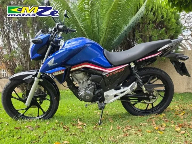 HONDA CG 160 TITAN 2021 AZUL COM 86.000 KM